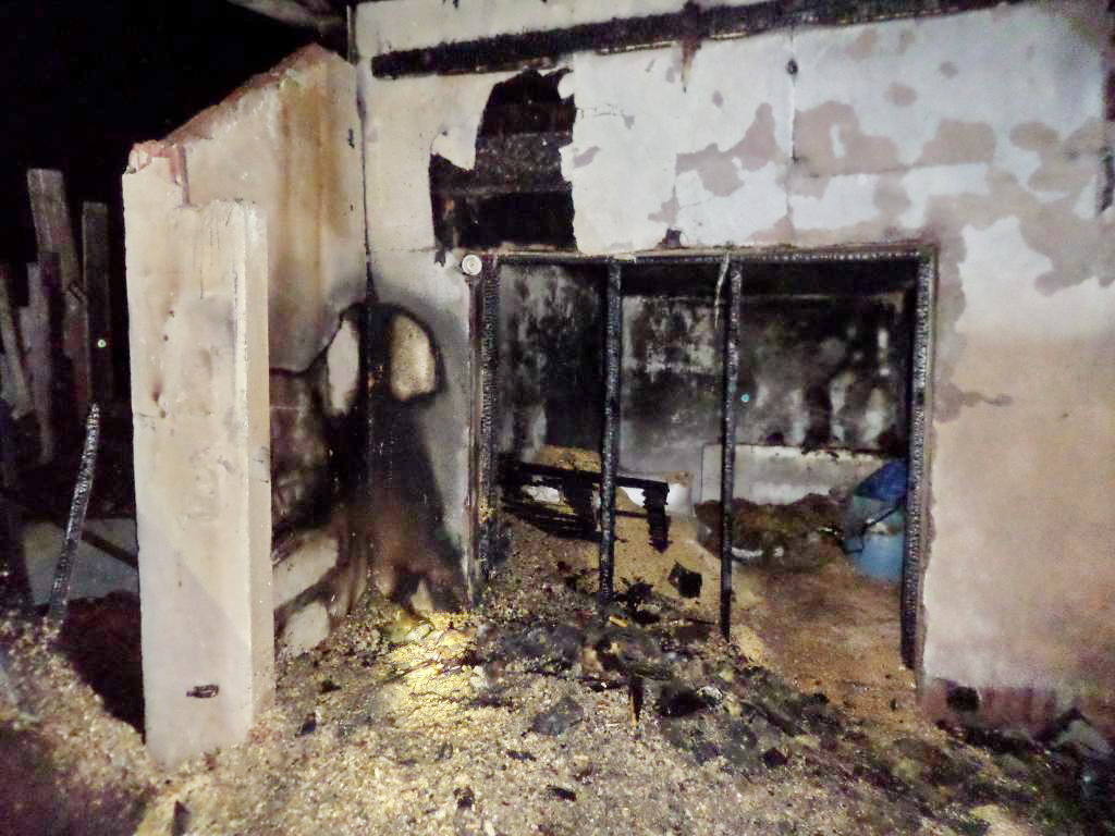 Csirketartásra használt melléképület égett Vasváron