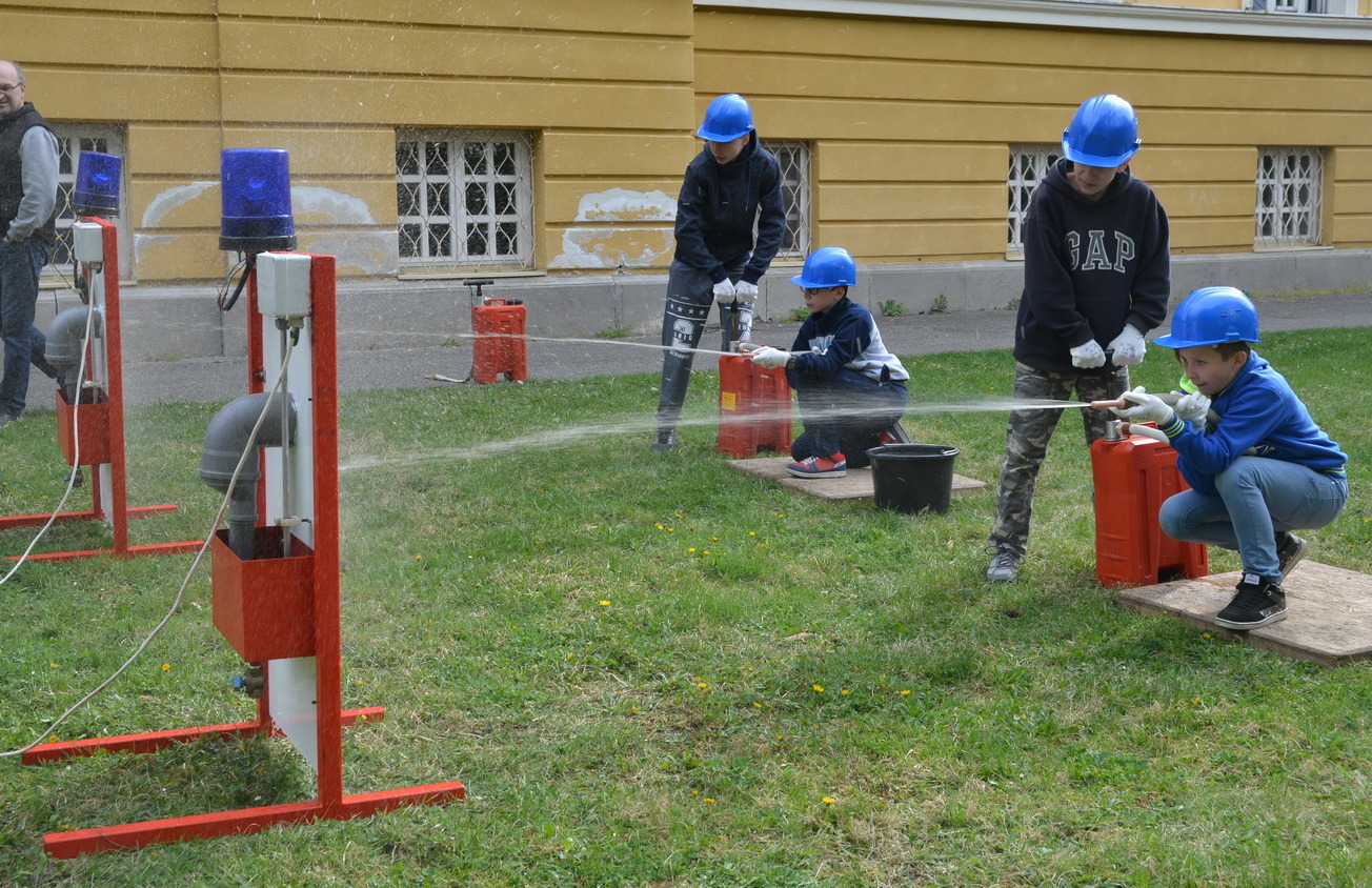 Katasztrófavédelmi ifjúsági vetélkedő Kőszegen