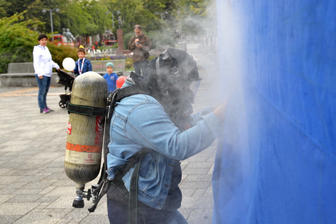 IV. Tűzoltótalálkozó; Balogh Eszter tű. ftőrm./Vas MKI