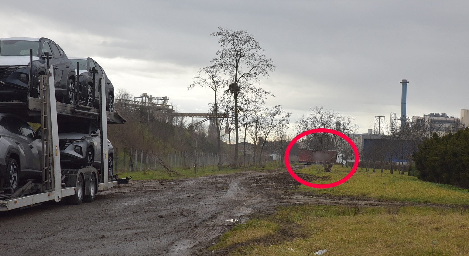 Így néz ki a 86-os és 87-es közös szakasza felől az érintett rész