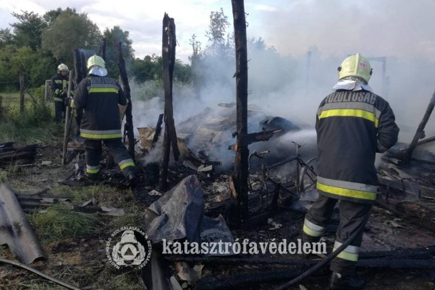 2018.06.23. Melléképülettűz Rábapatyon