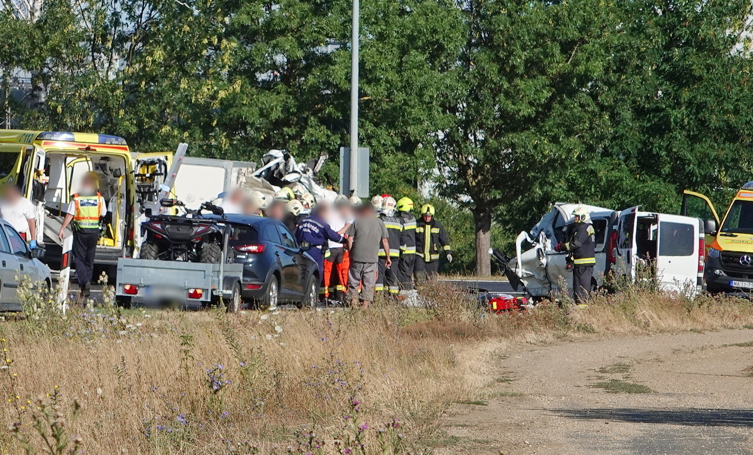 Halálos baleset Sárvárnál, a 84-es főúton