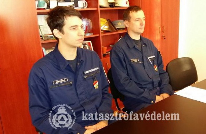 Schrőter Bence az új tűzoltó Szombathelyen