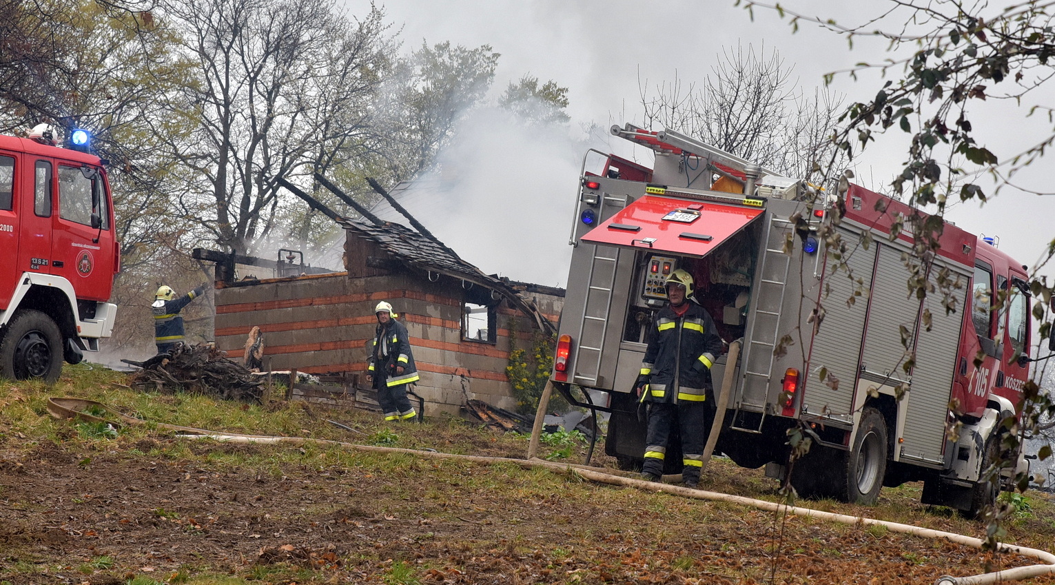 Leégett egy pálinkafőzde Velemben