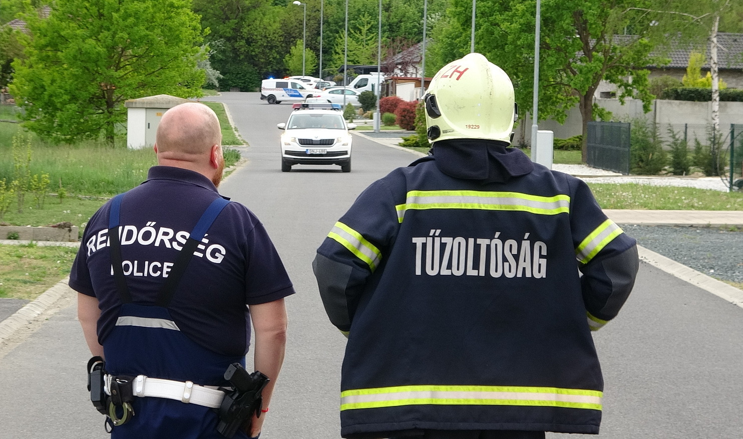 Német repesz-romboló bombák kerültek elő Szombathelyen, a Tóth István utcában Fotó: Tánczos Mihály / 112Press