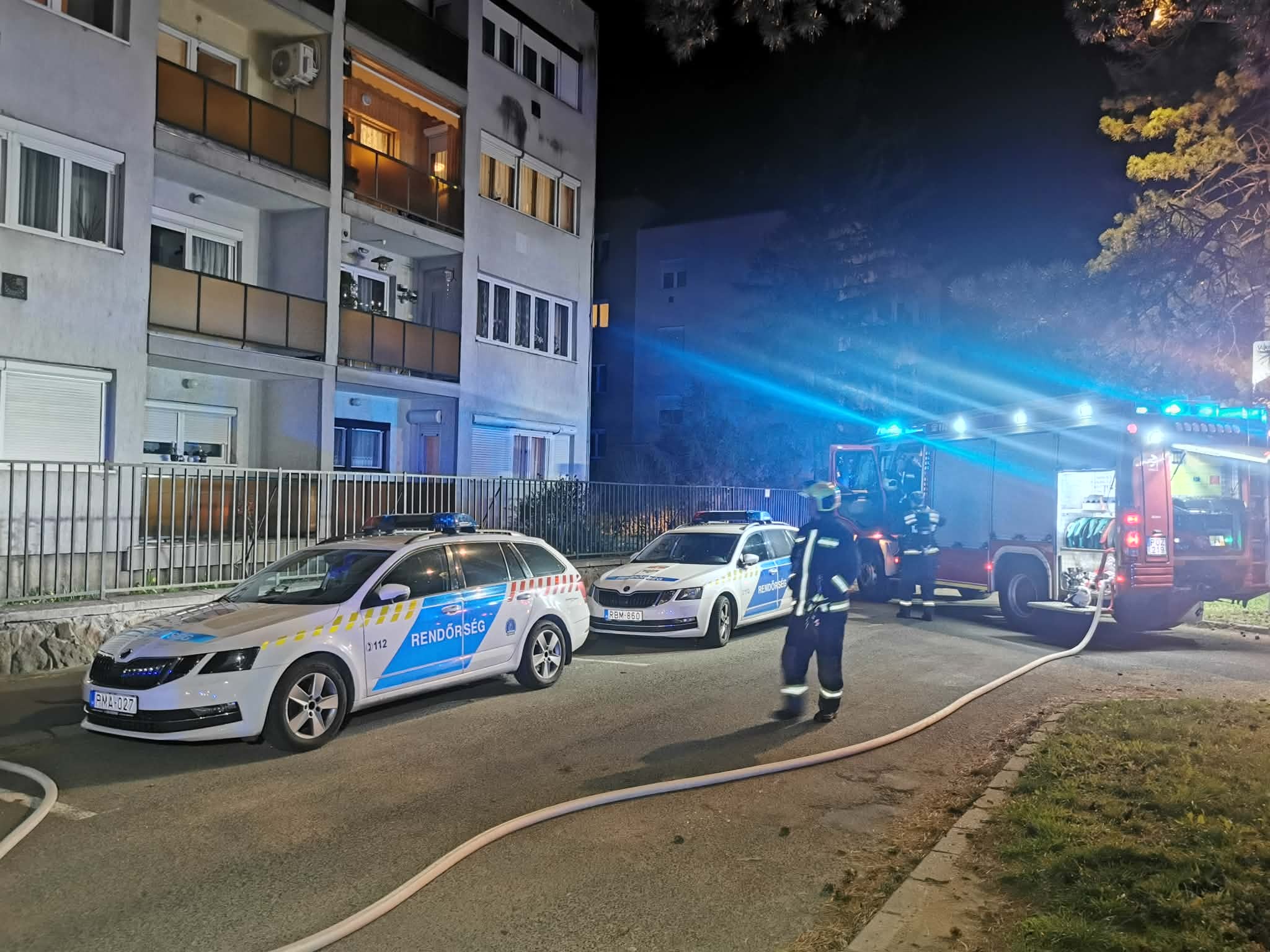 Füstjelző riasztott és erős füst szag is volt egy szombathelyi társasházban