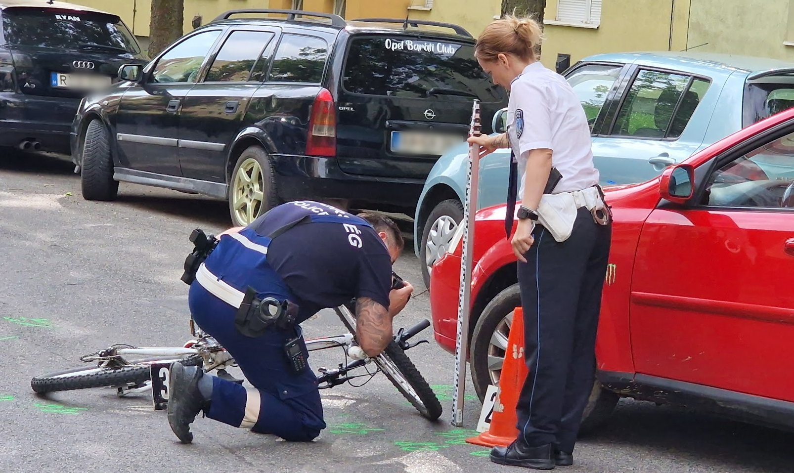 Teljes útlezárás mellett zajlott a helyszíni szemle