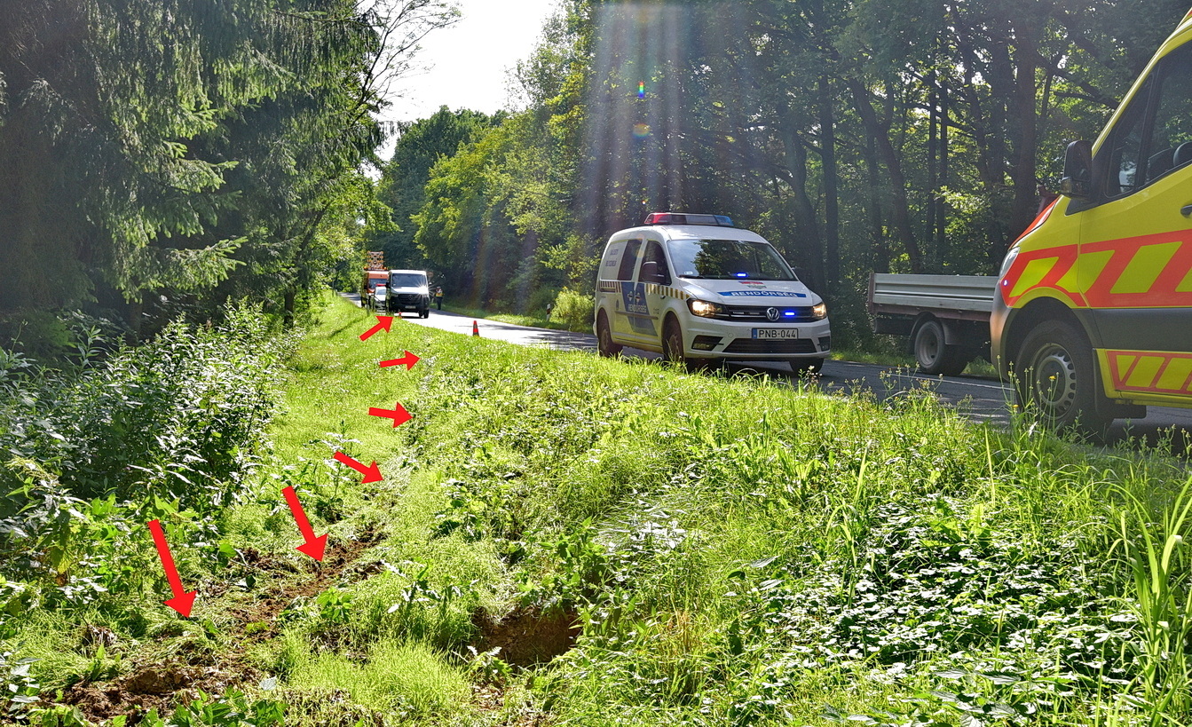 Életveszélyesen megsérült a fának ütköző Citroen sofőrje – rosszul lett a férfi a volánnál