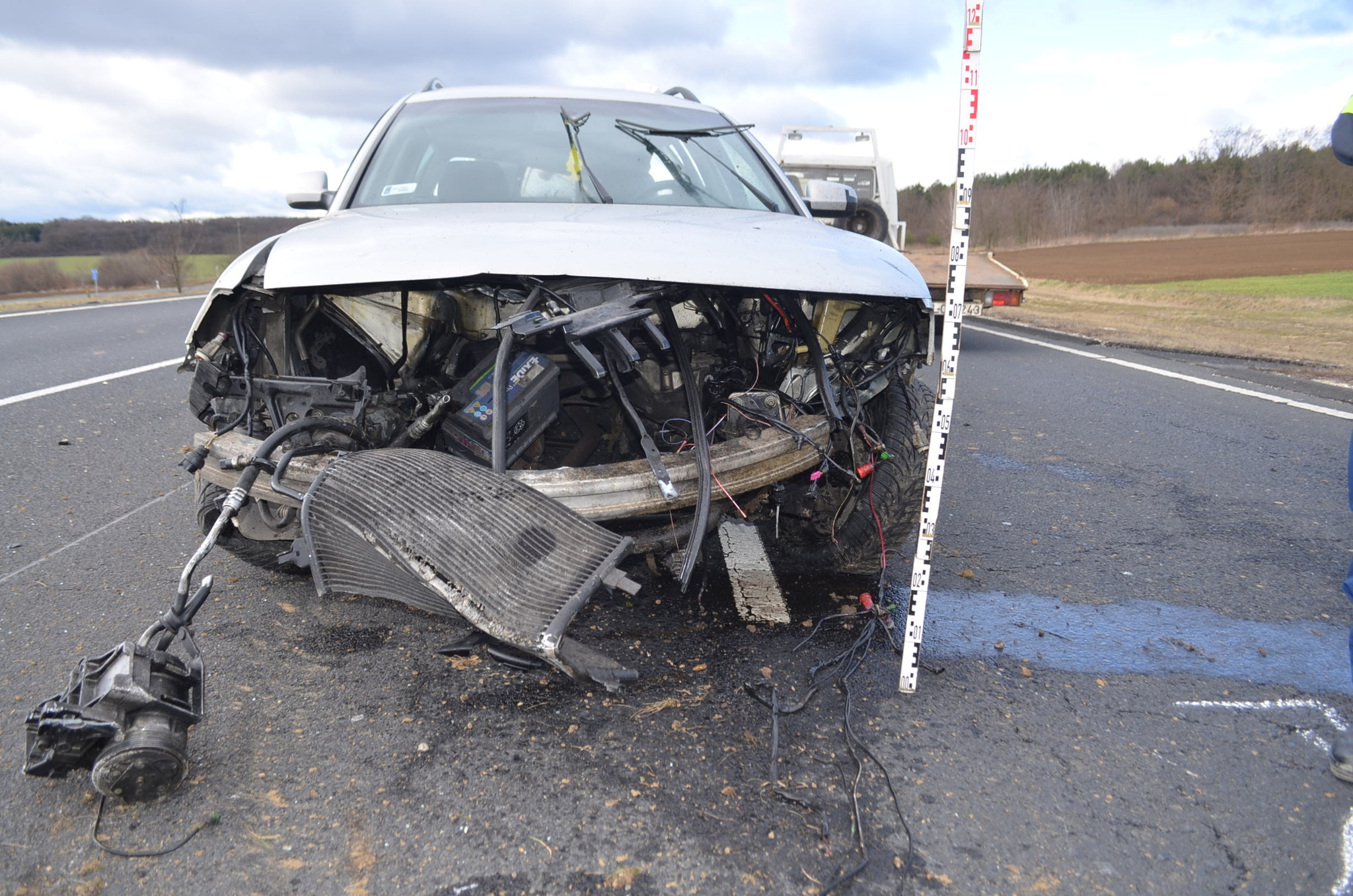 A sofőr könnyű sérüléssel megúszta