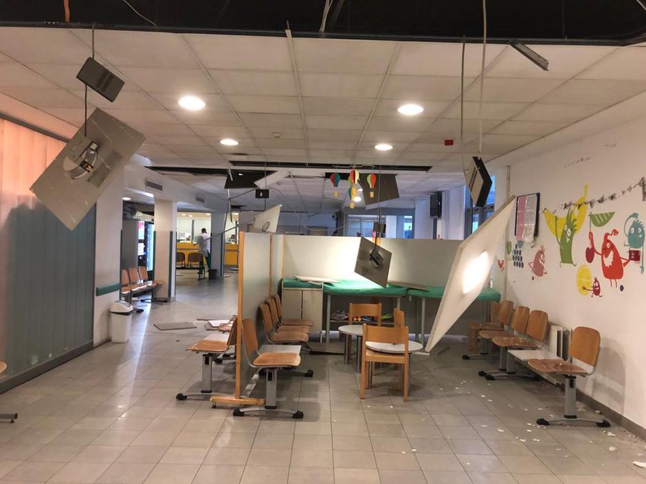 Ezek még a kisebb károk az egyik zágrábi kórházban - Forrás: 24sata.hr