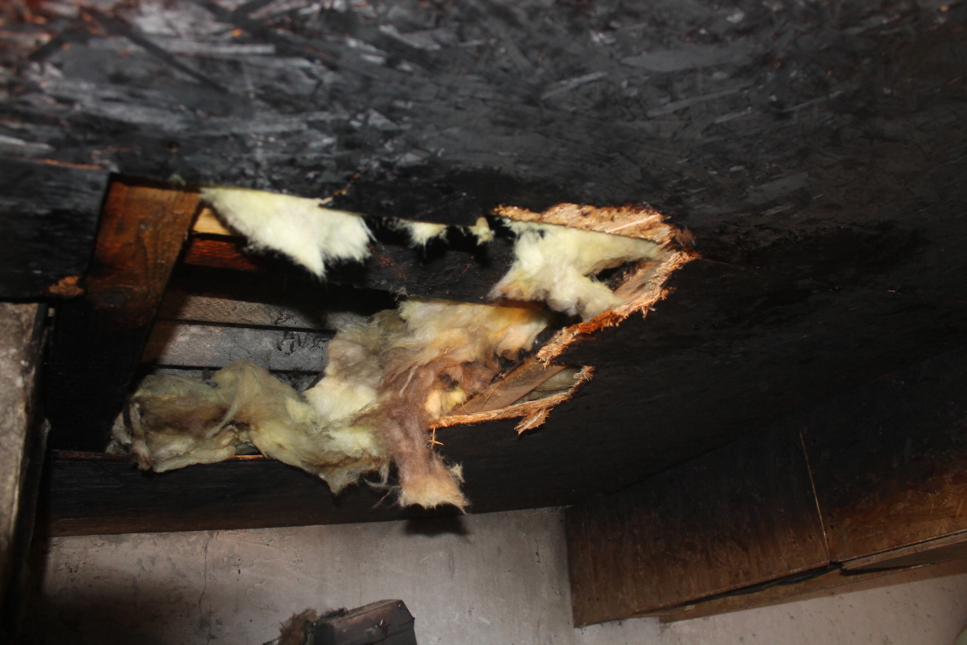 Kazánház mennyezete égett Bükön