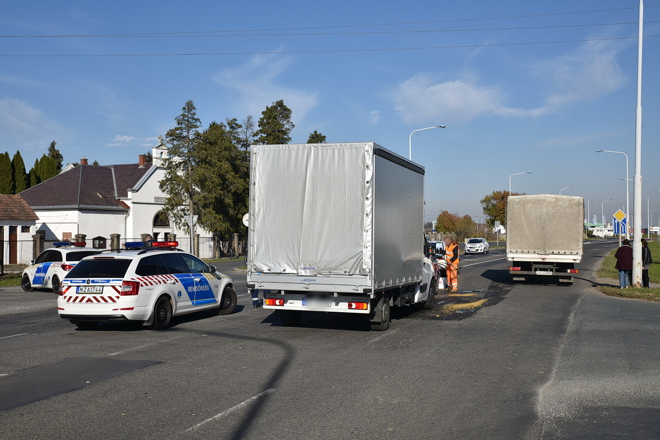 Ráfutásos baleset Körmenden