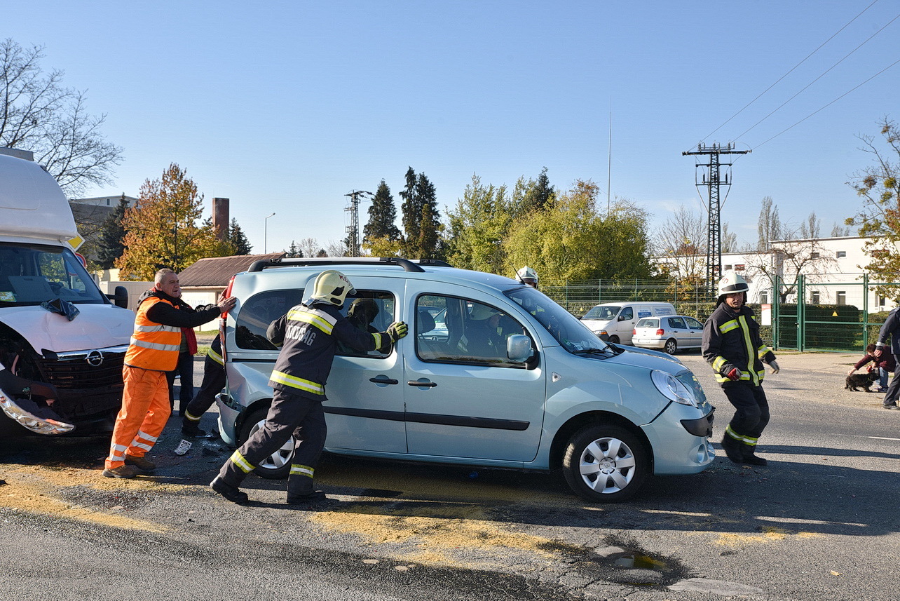 Ráfutásos baleset Körmenden
