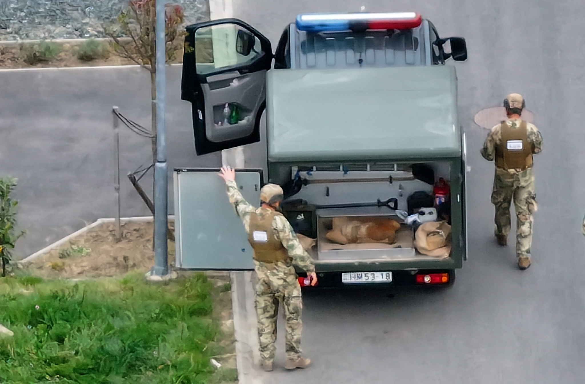 Német repesz-romboló bombák kerültek elő Szombathelyen, a Tóth István utcában Fotó: Tánczos Mihály / 112Press