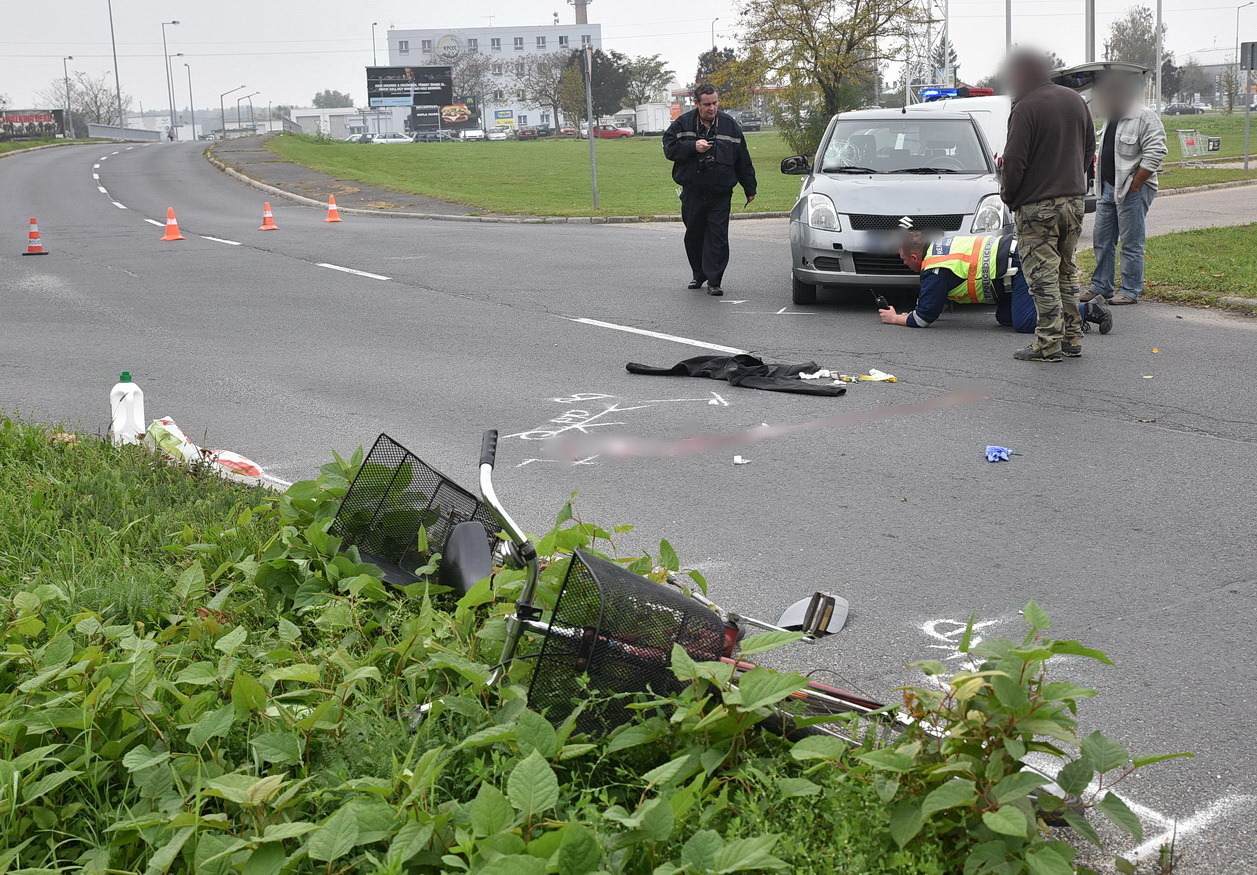A kerékpáros hölgy a kórházban belehalt sérüléseibe - Fotó: Tánczos Mihály
