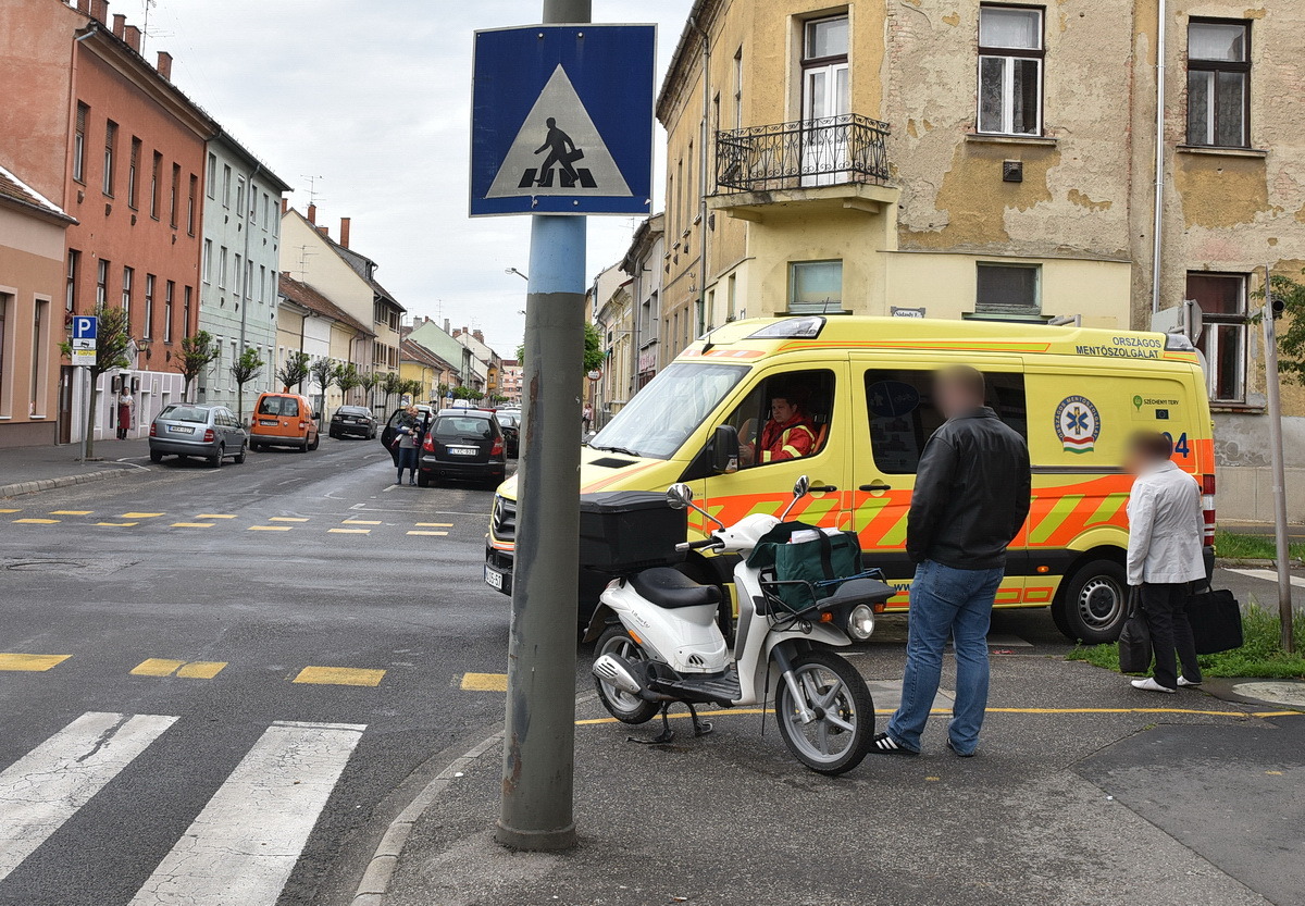 A postást kórházba szállították