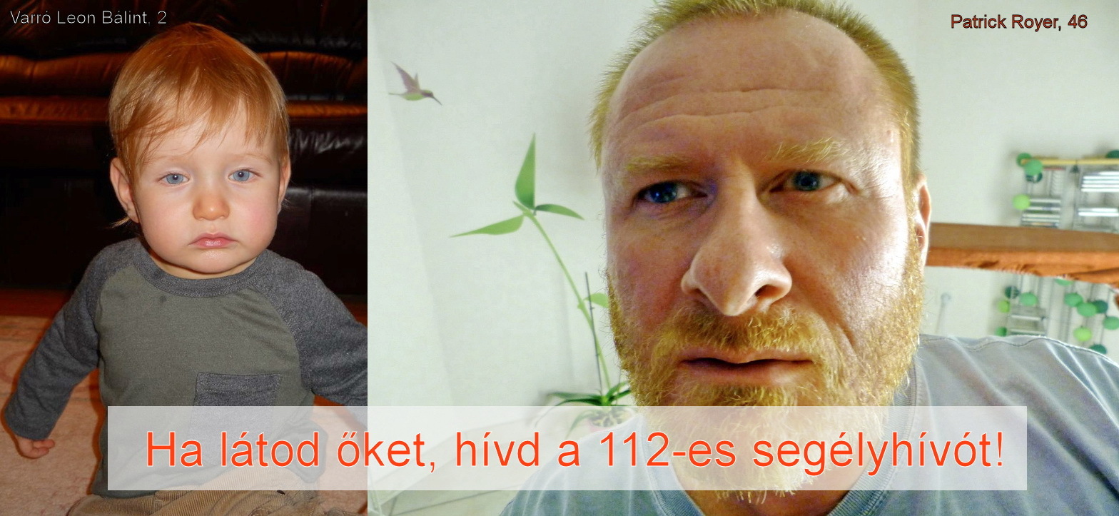 Körözési kép - Patrick Royer Varró Leon