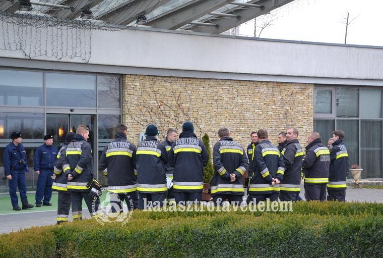 Szállodában gyakorlatozta a csepregi tűztoltók 1