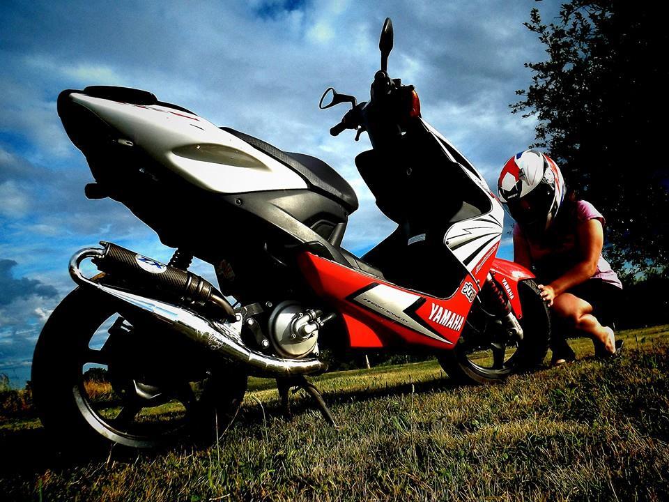 Ezzel a motorral szenvedett balesetet a fiatal lány Fotó: Facebook F.K.