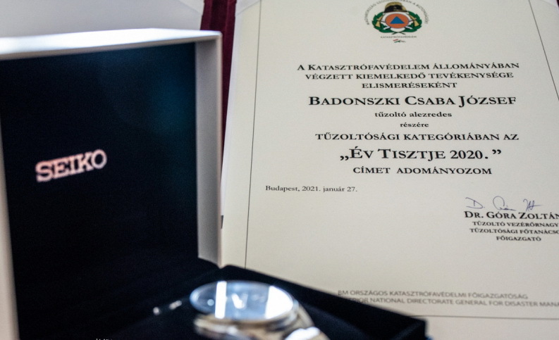 Elismeréseket adott át a Katasztrófavédelem