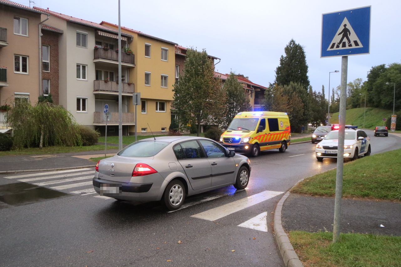 Gyalogosgázolás a szombathelyi Brenner Tóbiás körúton