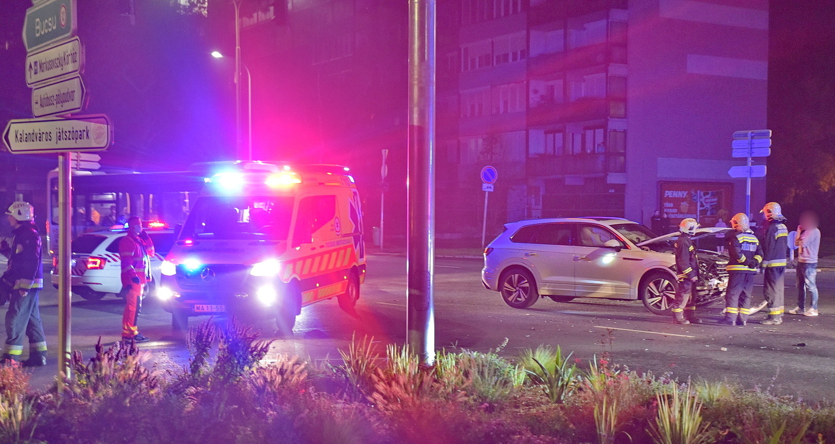 A balesetben senki sem sérült meg a szombathelyi Bartók Béla körút és Rohonci út kereszteződésében