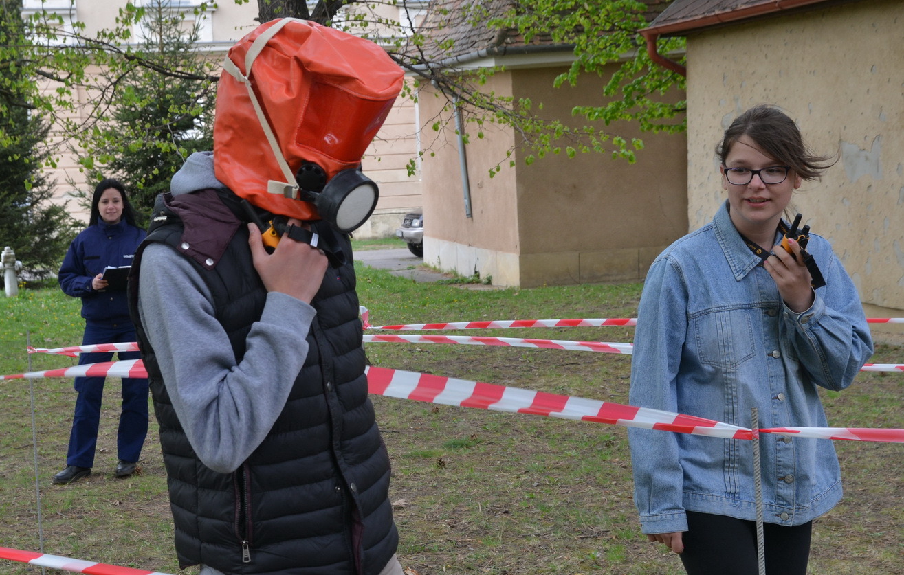 Katasztrófavédelmi ifjúsági vetélkedő Kőszegen