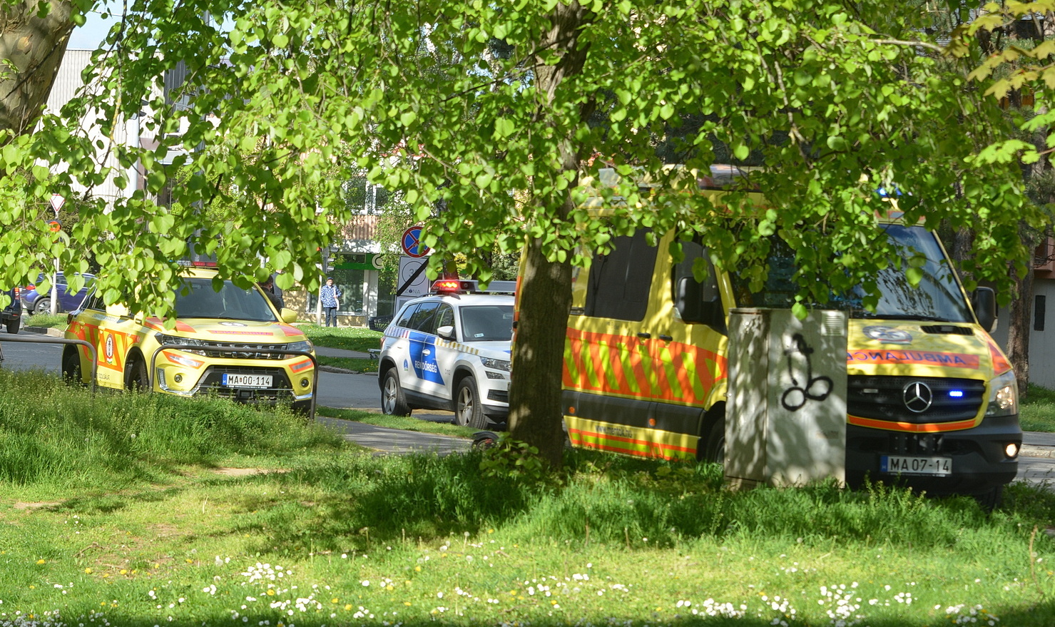 Halálos baleset a negyedik emeleten - körfűrésszel vágott a lábába egy férfi Szombathelyen
