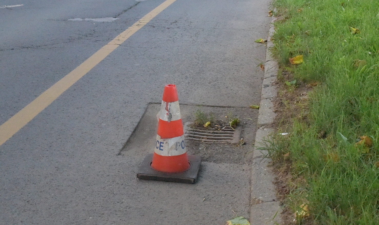 Itt esett el a biciklis