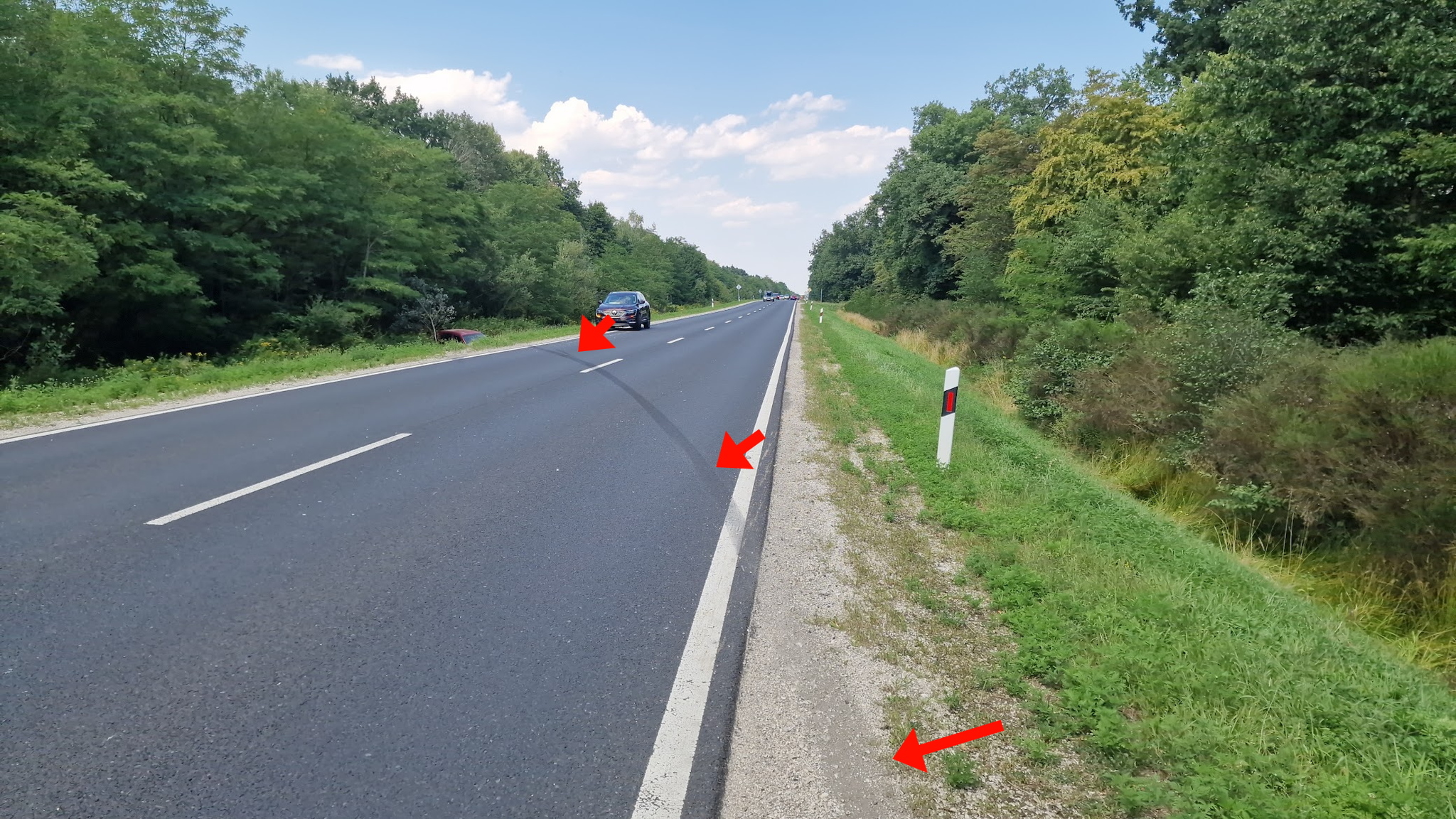 Lesodródott a 86-osról és fát döntött egy Volkswagen Nádasd közelében