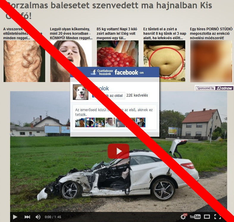 Ez is a mi videónk volt eredetileg, de nem Kis Grófo ült az autóban