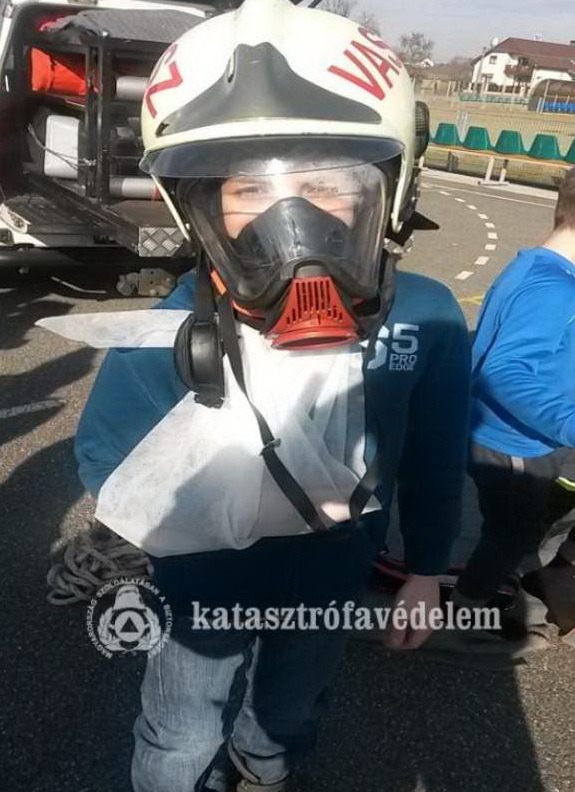 A tűz használatáról és veszélyeiről tanultak a gyerekek Szentpéterfán