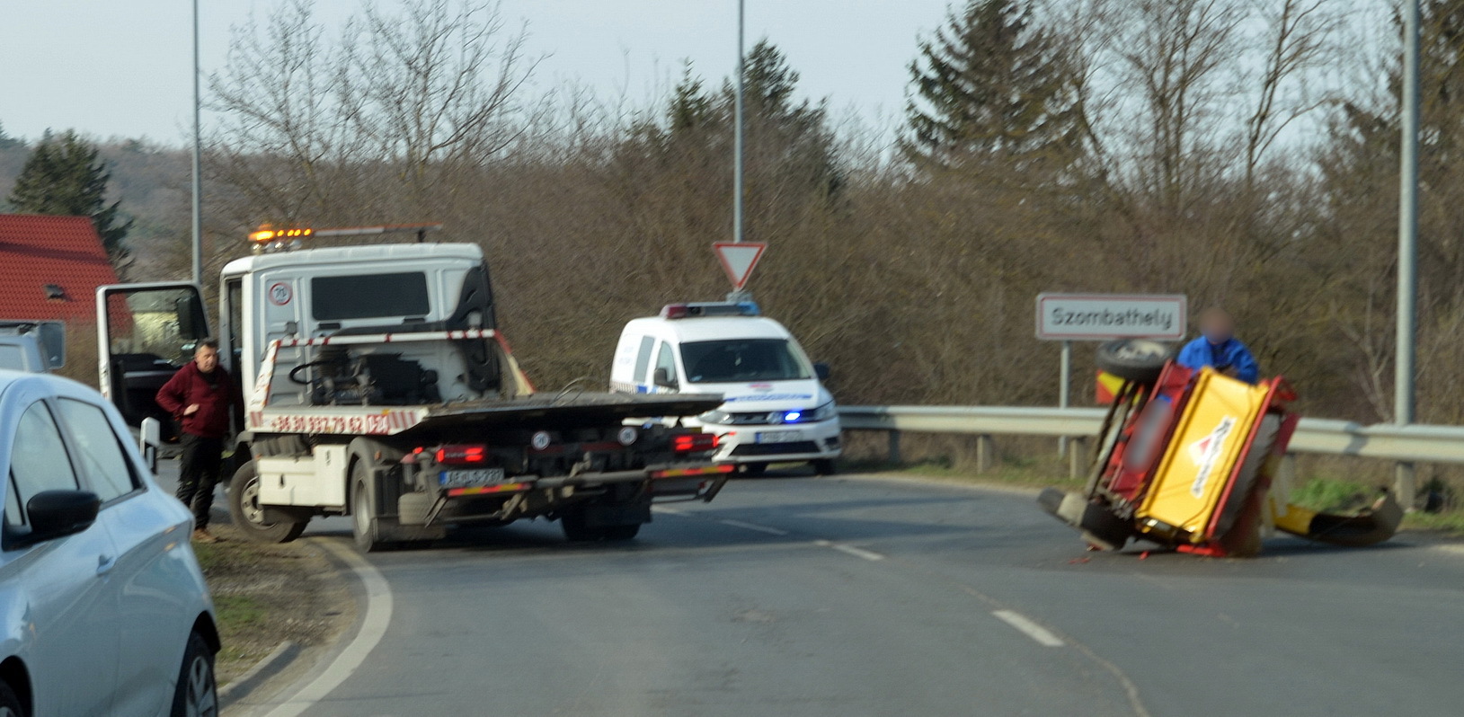 Faaprító ütközött Ford pick-up oldalának Szombathelyen