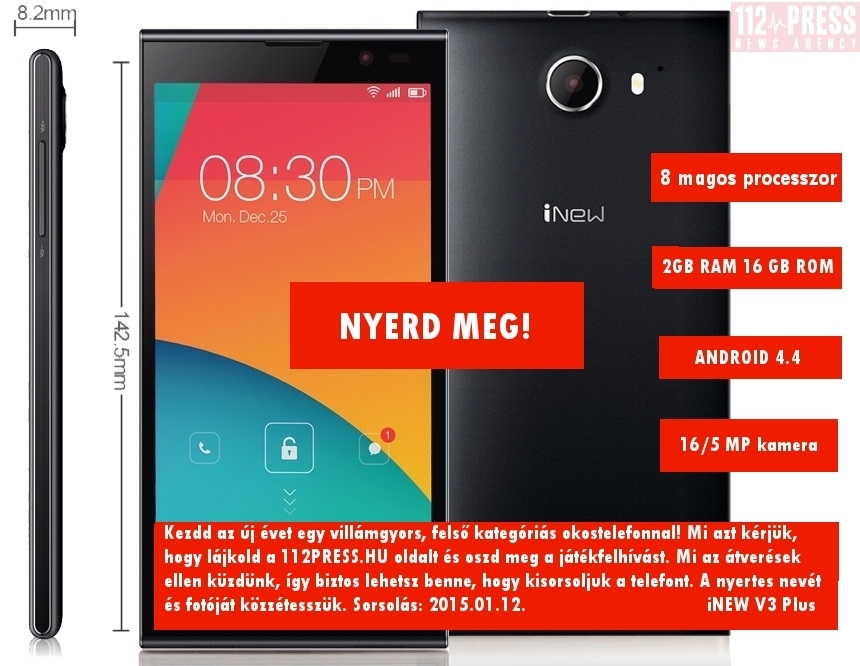 iNew nyereményjáték