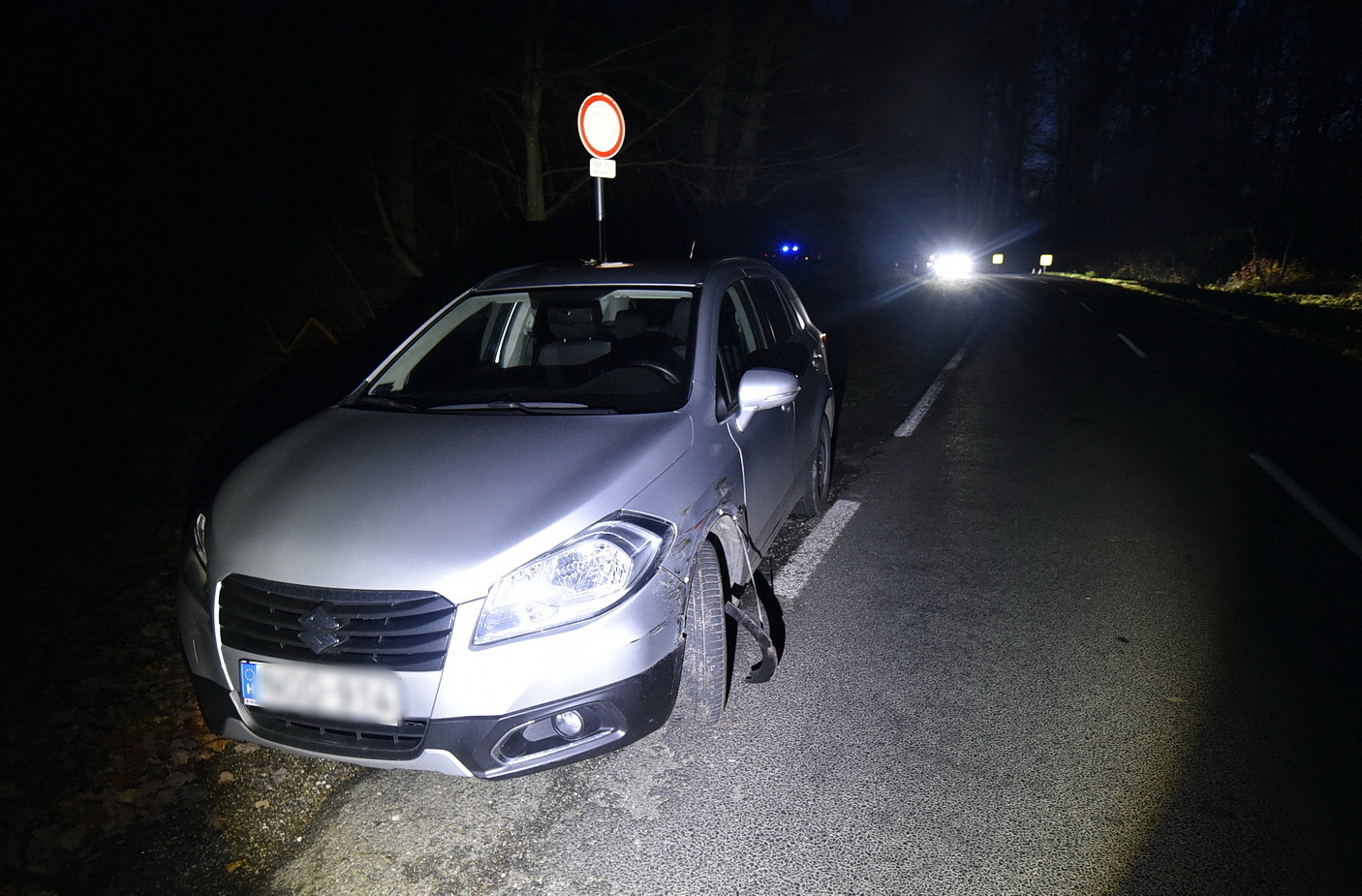 A Suzuki vezetője ragaszkodott hozzá, hogy rendőrt hívjanak, aztán kiderült, hogy ittas volt