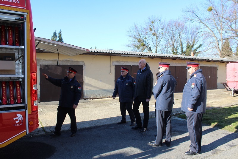 Új RÁBA gépjárműfecskendő állt szolgálatba Körmenden