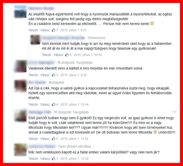 A hozzászólások homogének: Tánczos Gábor ártatlan