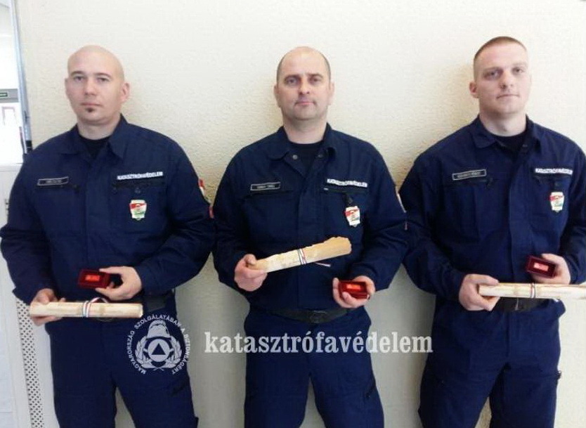 Kinevezések és tárgyjutalmak a vasi katasztrófavédelemnél