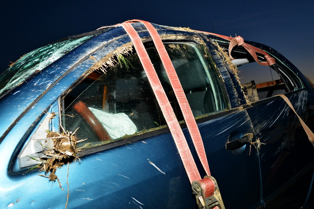 Két sérült Sitkénél - árokba hajtott egy Skoda