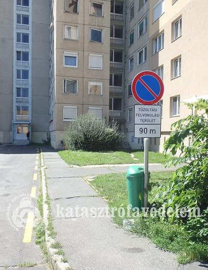 Tűzoltási felvonulási területek Szombathelyen 1.