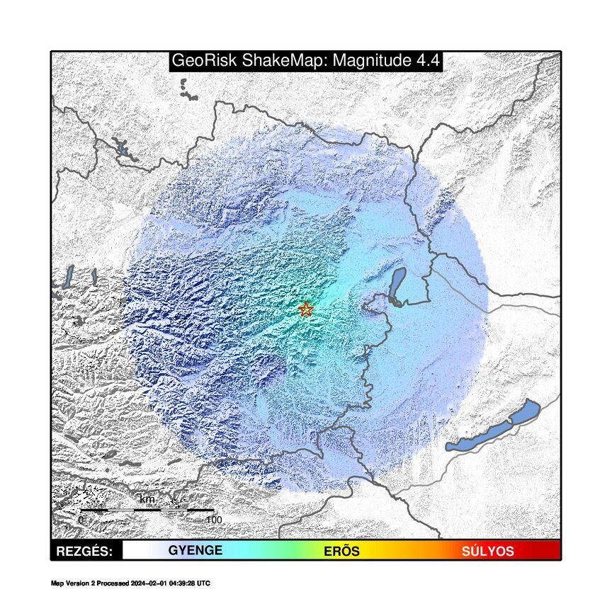 Az Ausztriában kipattant rengést Nyugat-Magyarországon is érezni lehetett Forrás: foldrenges.hu