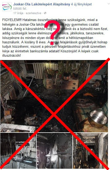 A családnak biztosan elkél a segítség, de így hiteltelenné válik a felhívás