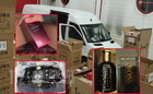 Hamis parfüm és napszemüveg szállítmányokat fülelt le a NAV - százmilliós tétel akadt horogra az elmúlt napokban az autópályákon
