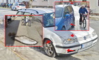 Beletolatott egy VW-be, majd elhajtott és táblákat döntött egy Volkswagen Kőszegen