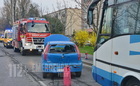 Credo busz ütközött gyalogátkelőhelynél megálló Fiat hátuljának Szombathelyen