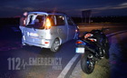 Suzuki motor ütközött Toyota hátuljának Sorokpolány közelében - megsérült a motoros