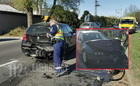 Elbambult a sofőr - BMW hátuljának ütközött egy Alfa Romeo Szombathelyen