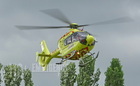 Mentőhelikopter érkezett a Körmenden elütött gyalogosért - teherjármű mellett haladt volna el az autó a 8-as főúton