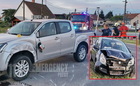 Isuzu pickupot borított fel egy Suzuki a 87-esen, Csempeszkopácsnál