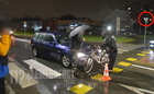Kerékpáros tekert BMW elé Szombathelyen - nem vette észre az esőben érkező autót